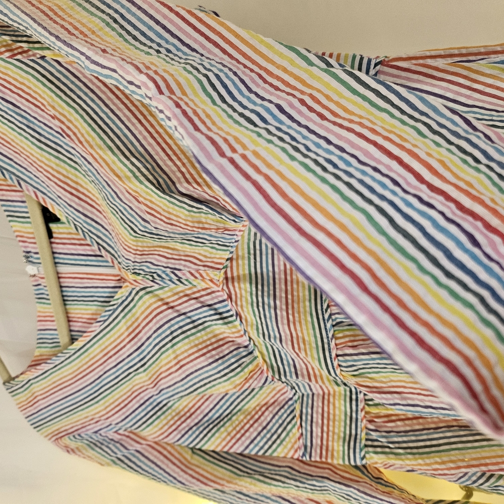 Colorful Striped Sleeveless Top